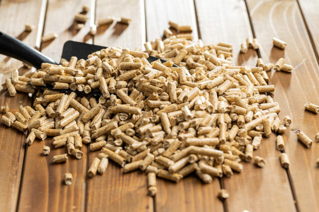 wooden-pellets-biofuel-on-wooden-table-ecologic-